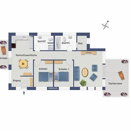 Lejlighed Haus Seven Seas - Atlantik *